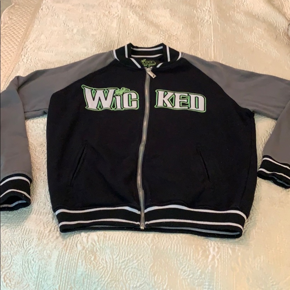 Wicked Broadway Show Zip Sweatshirt